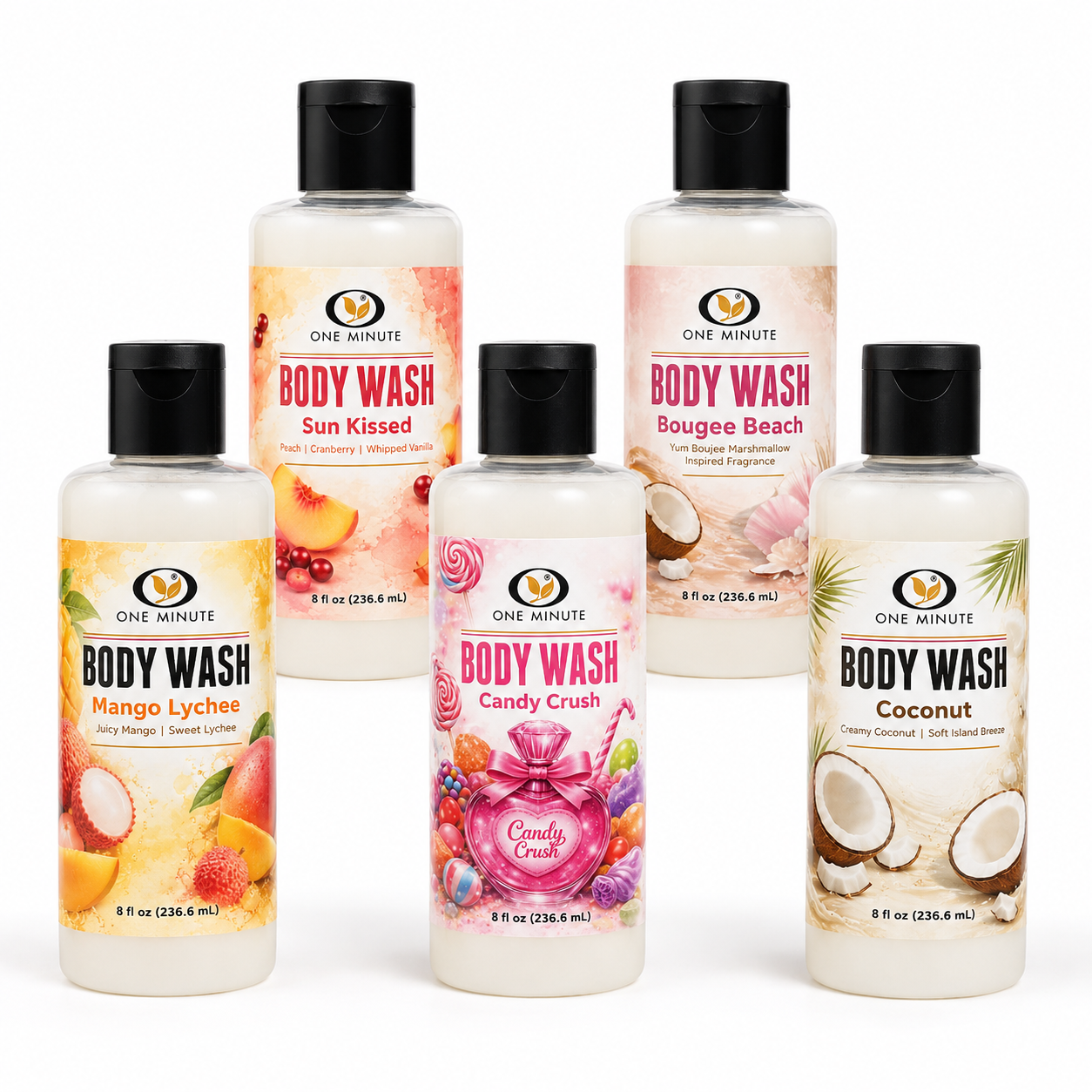 Moisturizing Body Wash with Hyaluronic Acid and Magnesium