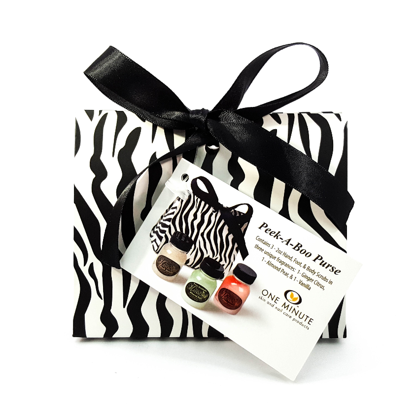 PEEK-A-BOO PURSE – ZEBRA