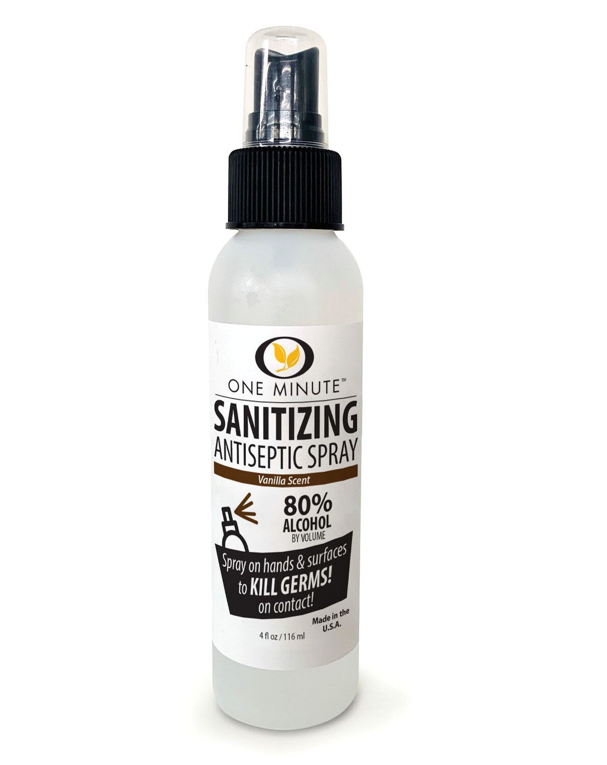 One Minute Sanitizing Antiseptic Spray 4oz